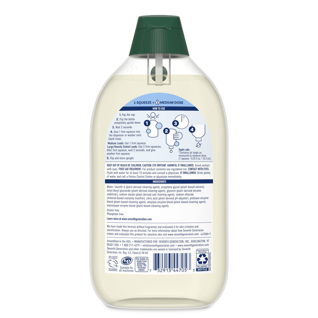 EasyDose™ Ultra Concentrated Laundry Detergent - Free & Clear for Fresh Laundry Care