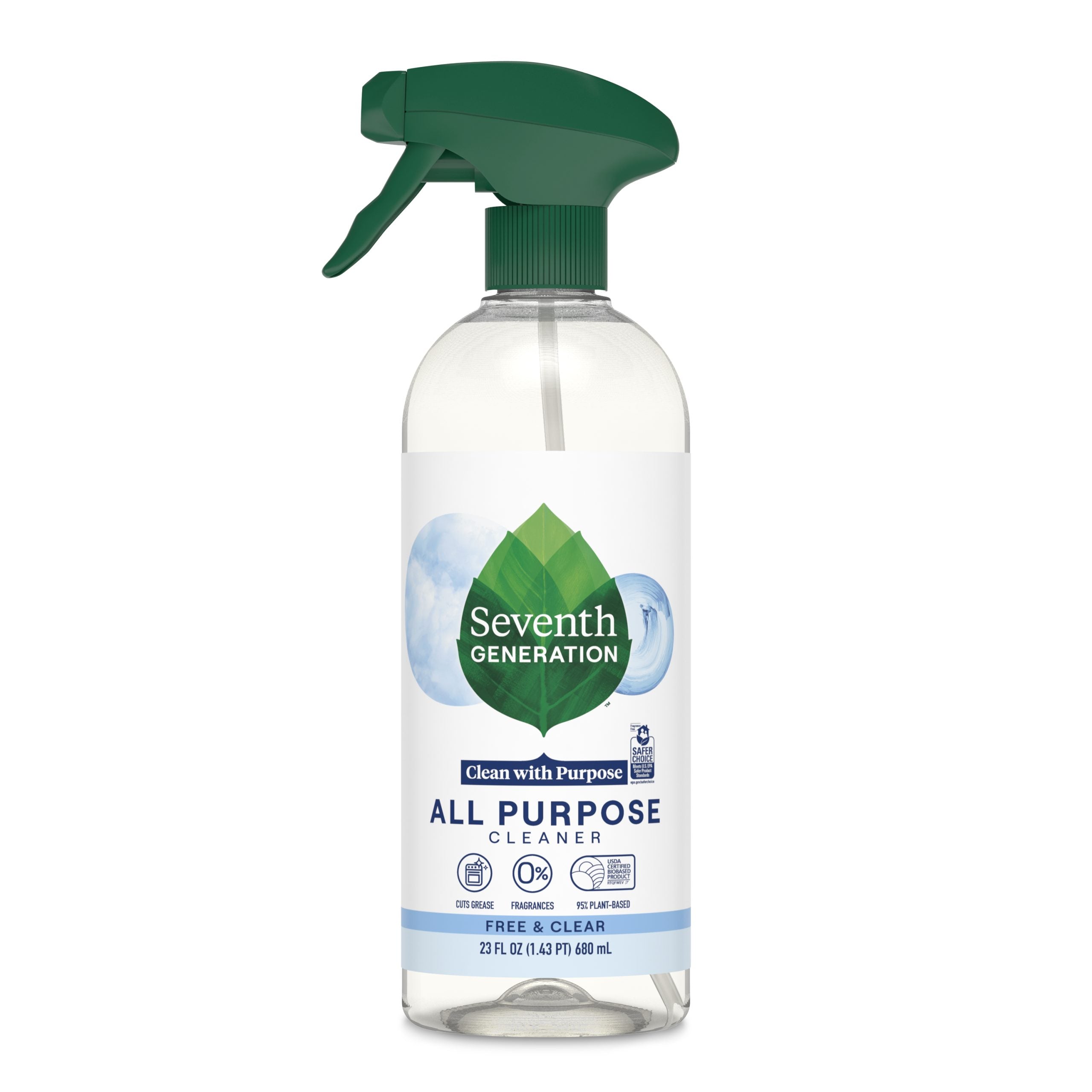 All Purpose Cleaner - Free & Clear for Everyday Surface Cleaning
