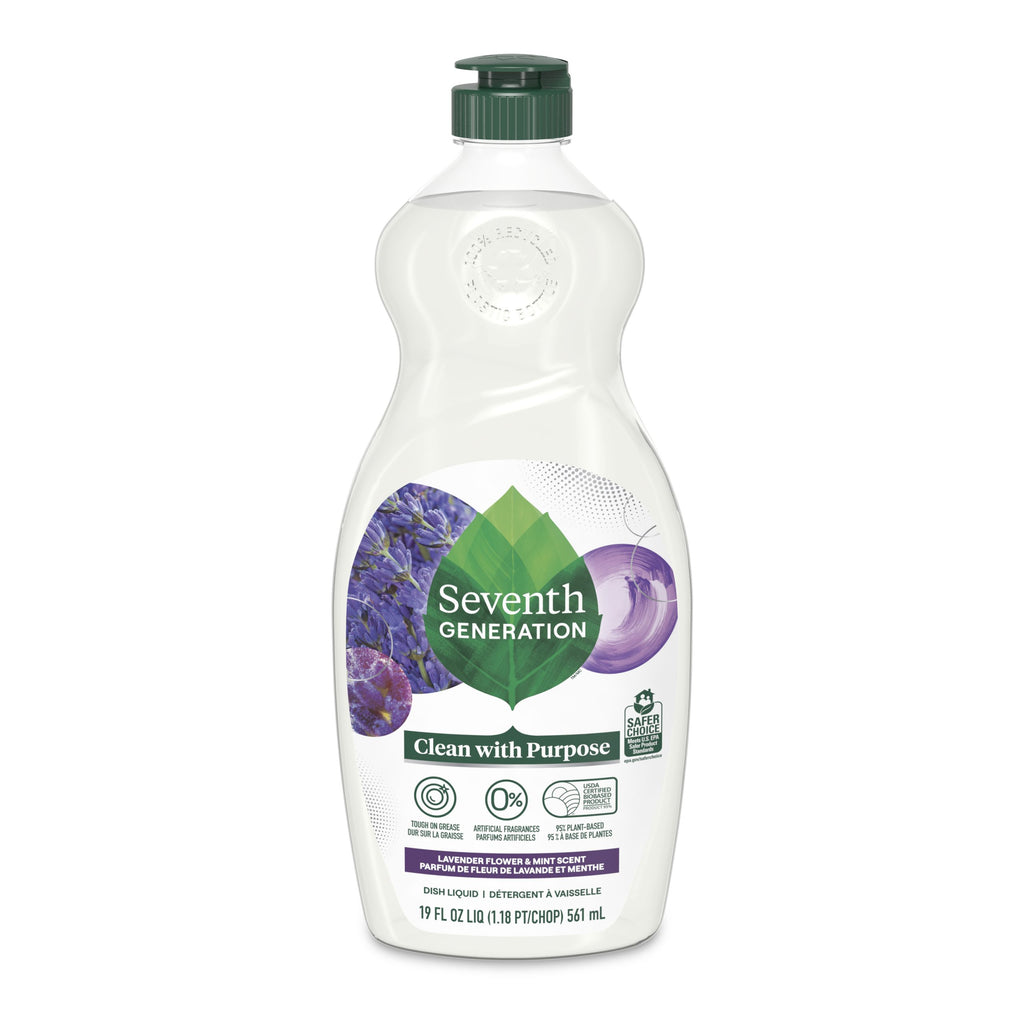 Dish Soap - Lavender Flower & Mint for Cleaner Dishes