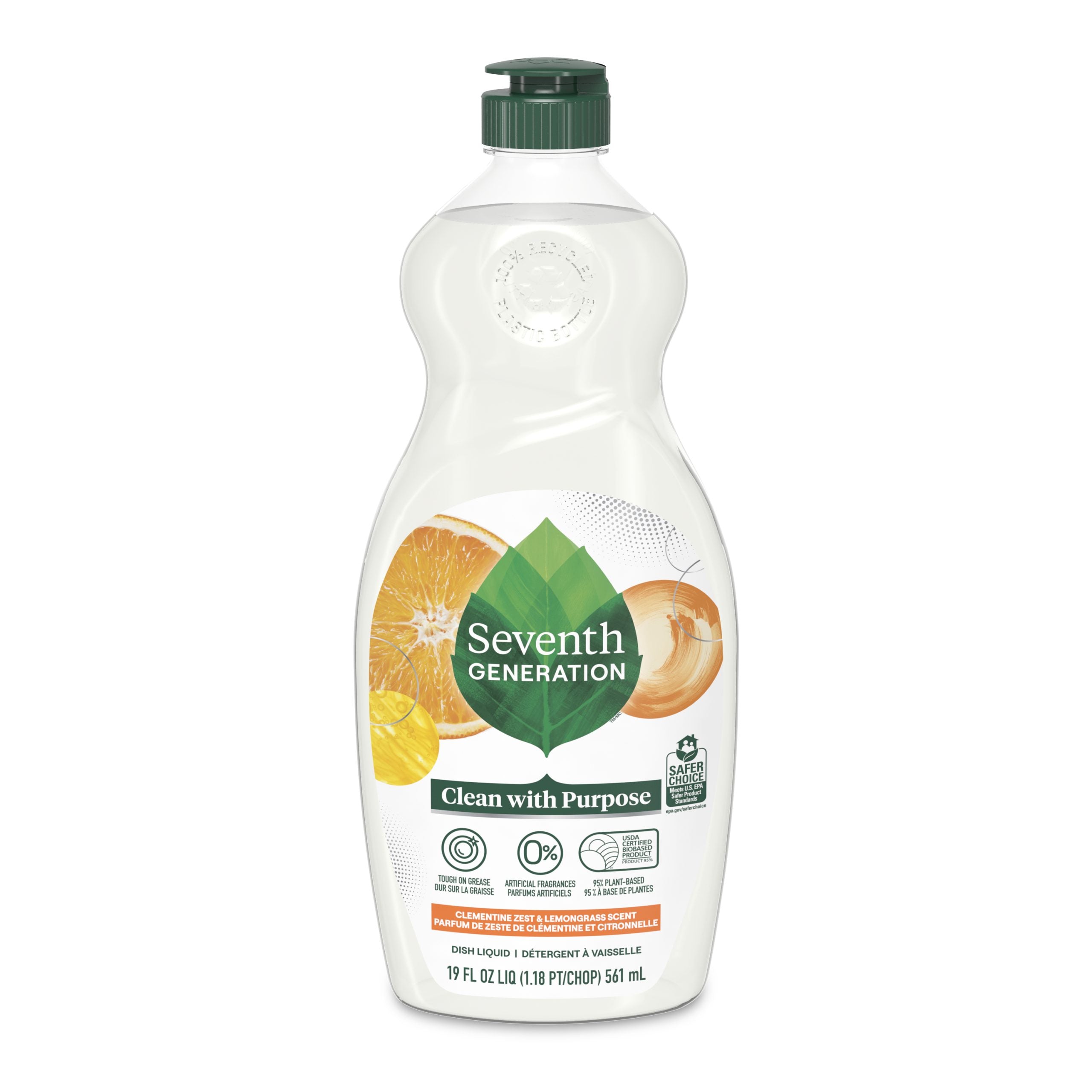 Dish Soap - Clementine Zest & Lemongrass for Cleaner Dishes