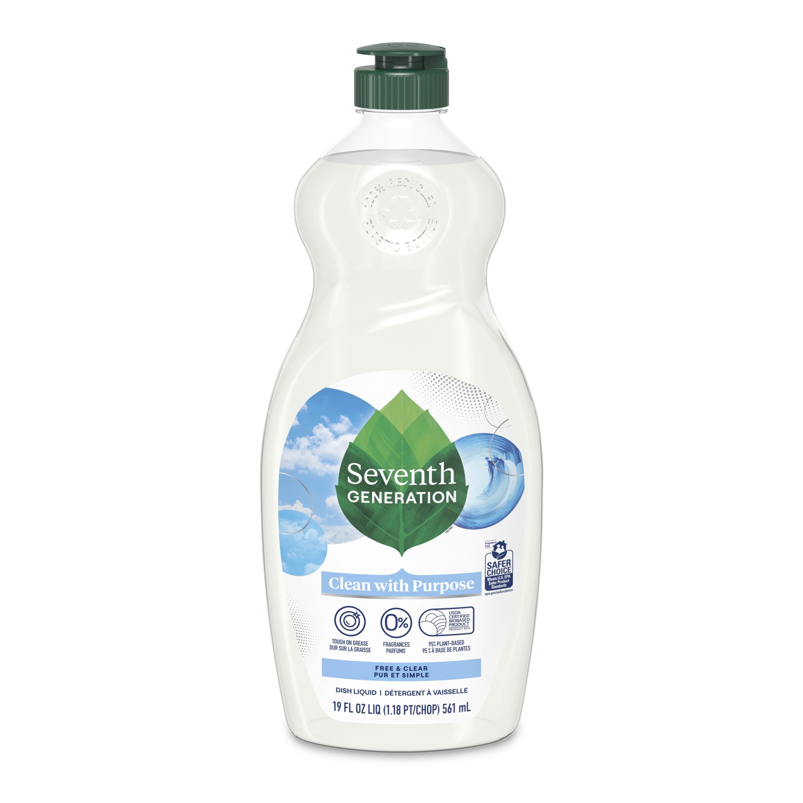 Dish Soap - Free & Clear for Cleaner Dishes