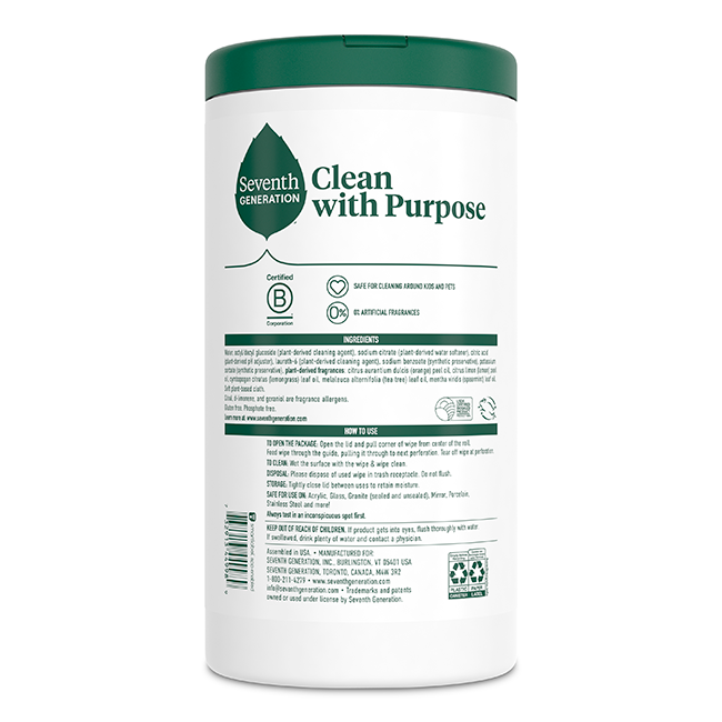 Multi-Surface Wipes - Lemon Zest for Everyday Surface Cleaning