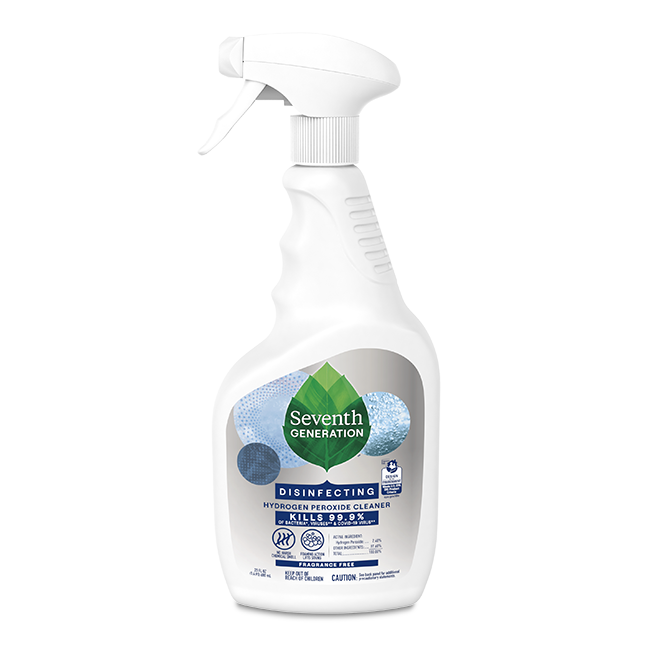 Disinfecting Hydrogen Peroxide Cleaner - Fragrance Free for Everyday Surface Cleaning