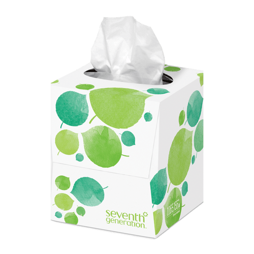 100% Recycled Facial Tissue for Bathroom Cleaning
