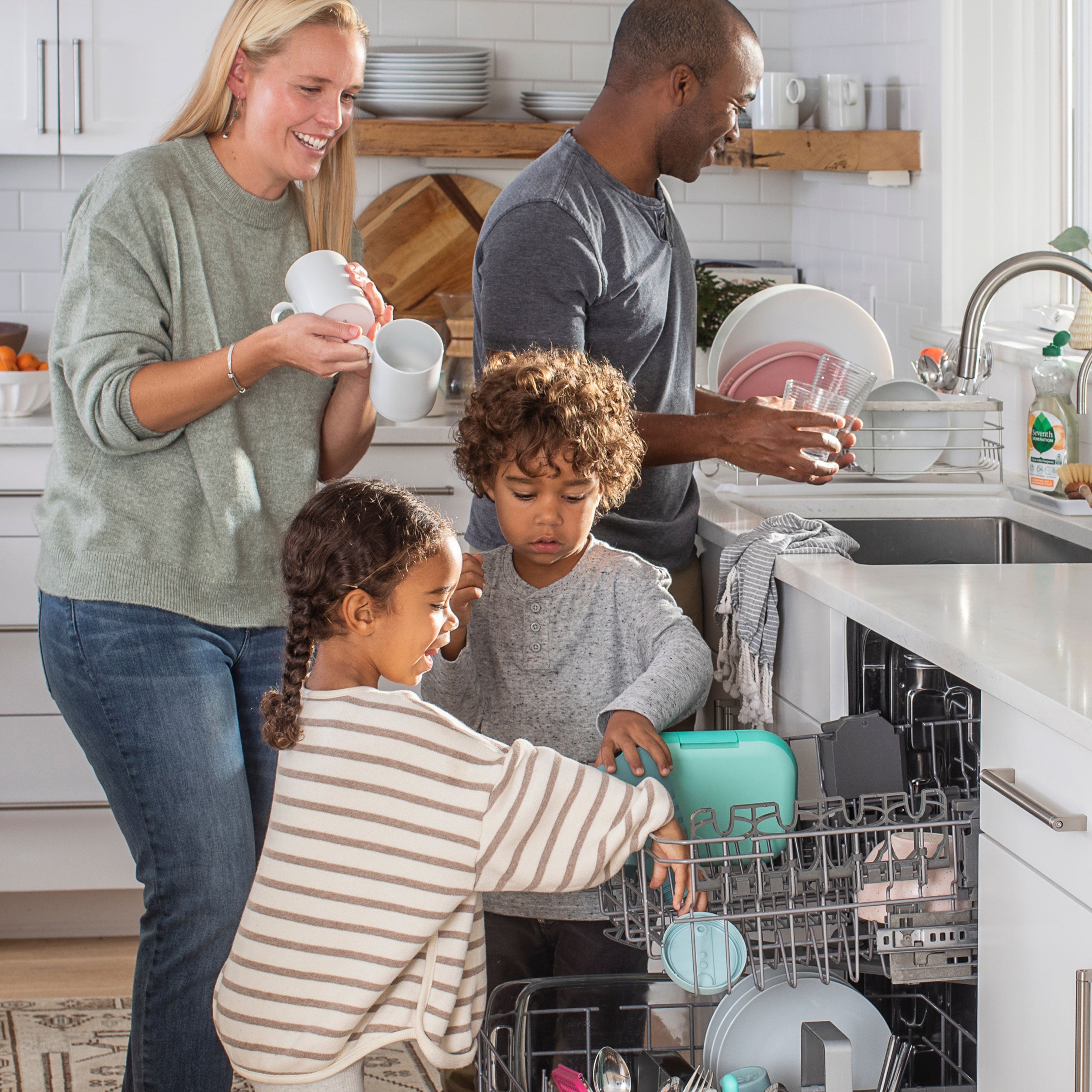 Dishwasher Detergent Powder - Free & Clear for Cleaner Dishes