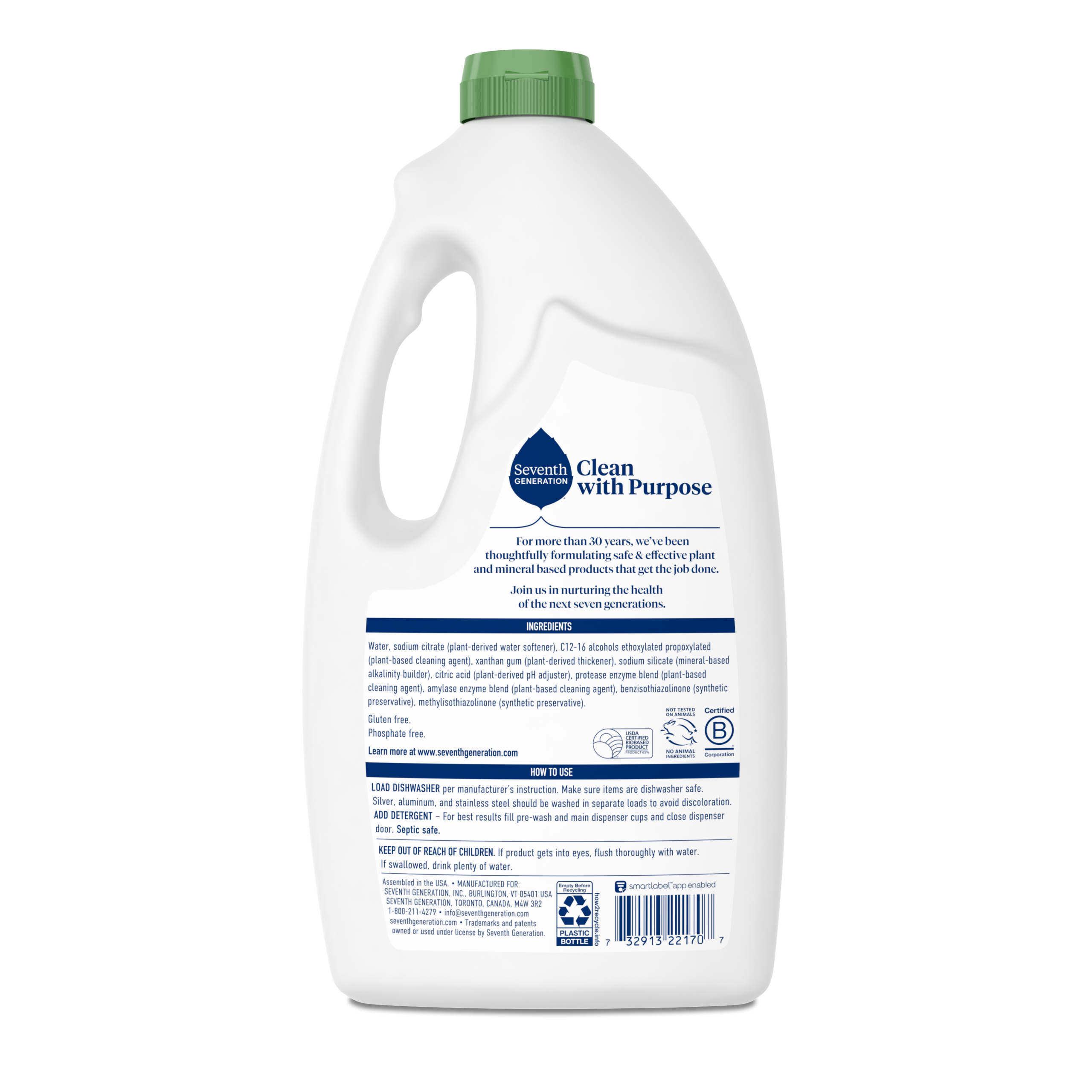 Dishwasher Detergent Gel - Free & Clear for Cleaner Dishes