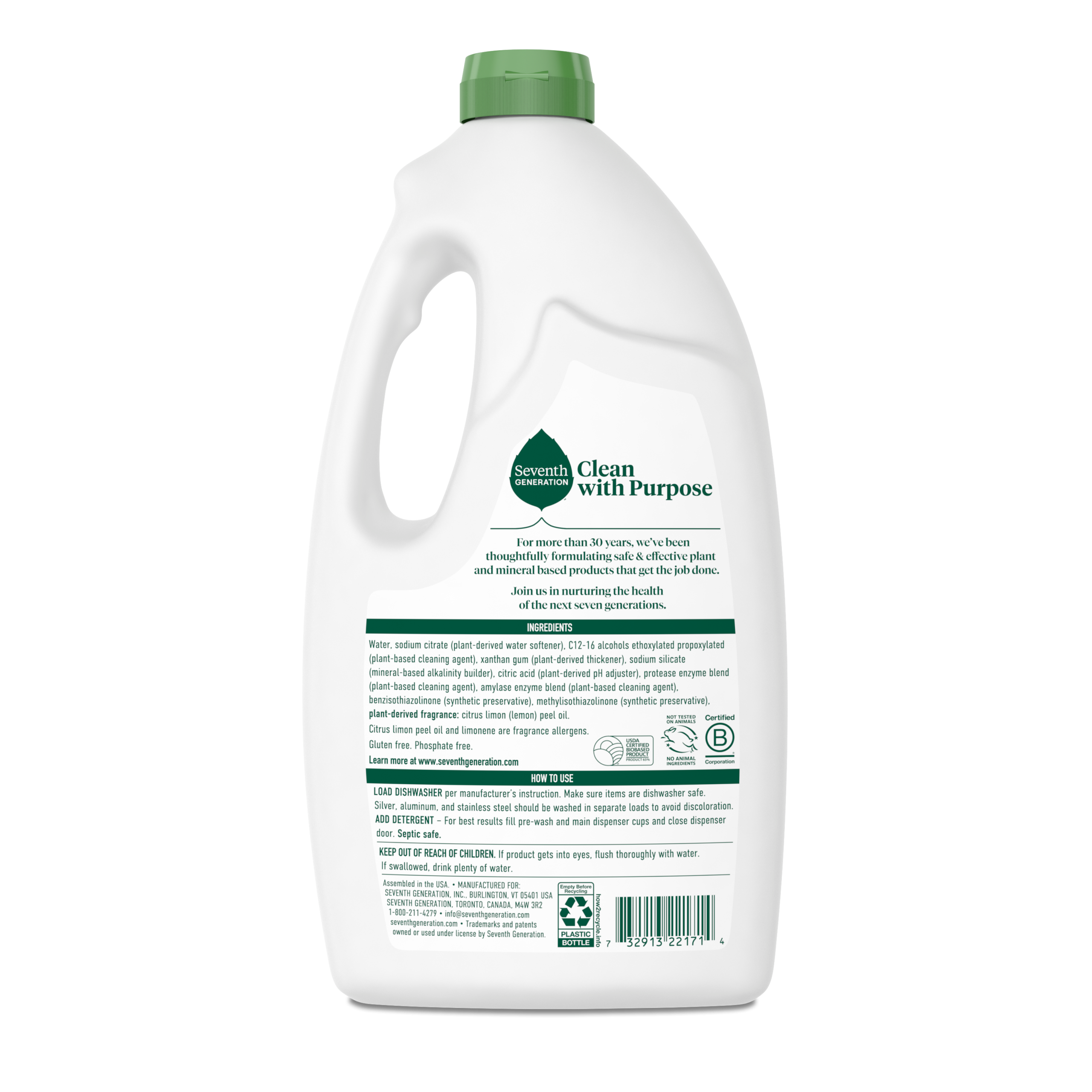 Dishwasher Detergent Gel - Lemon for Cleaner Dishes