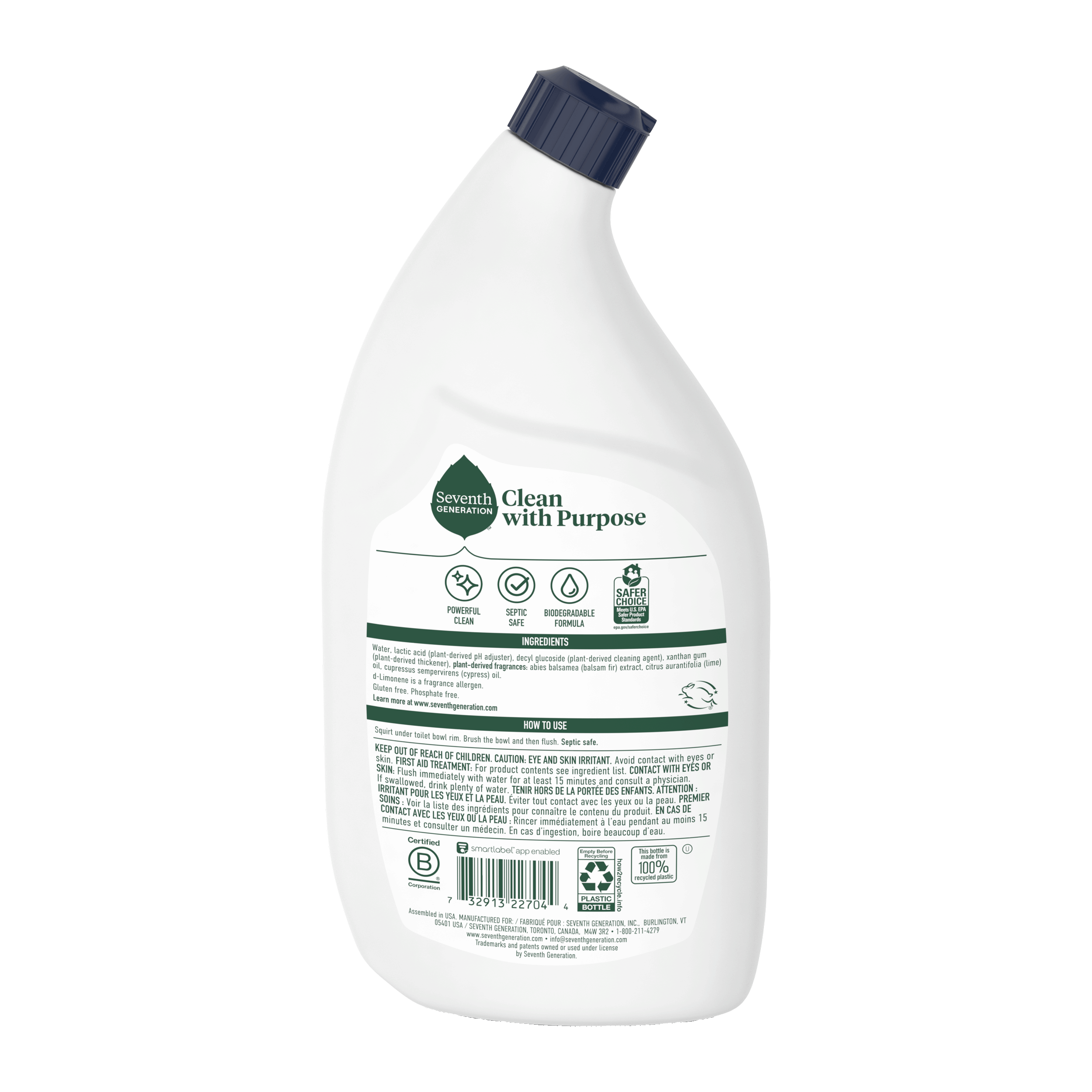 Toilet Bowl Cleaner - Emerald Cypress & Fir for Bathroom Cleaning