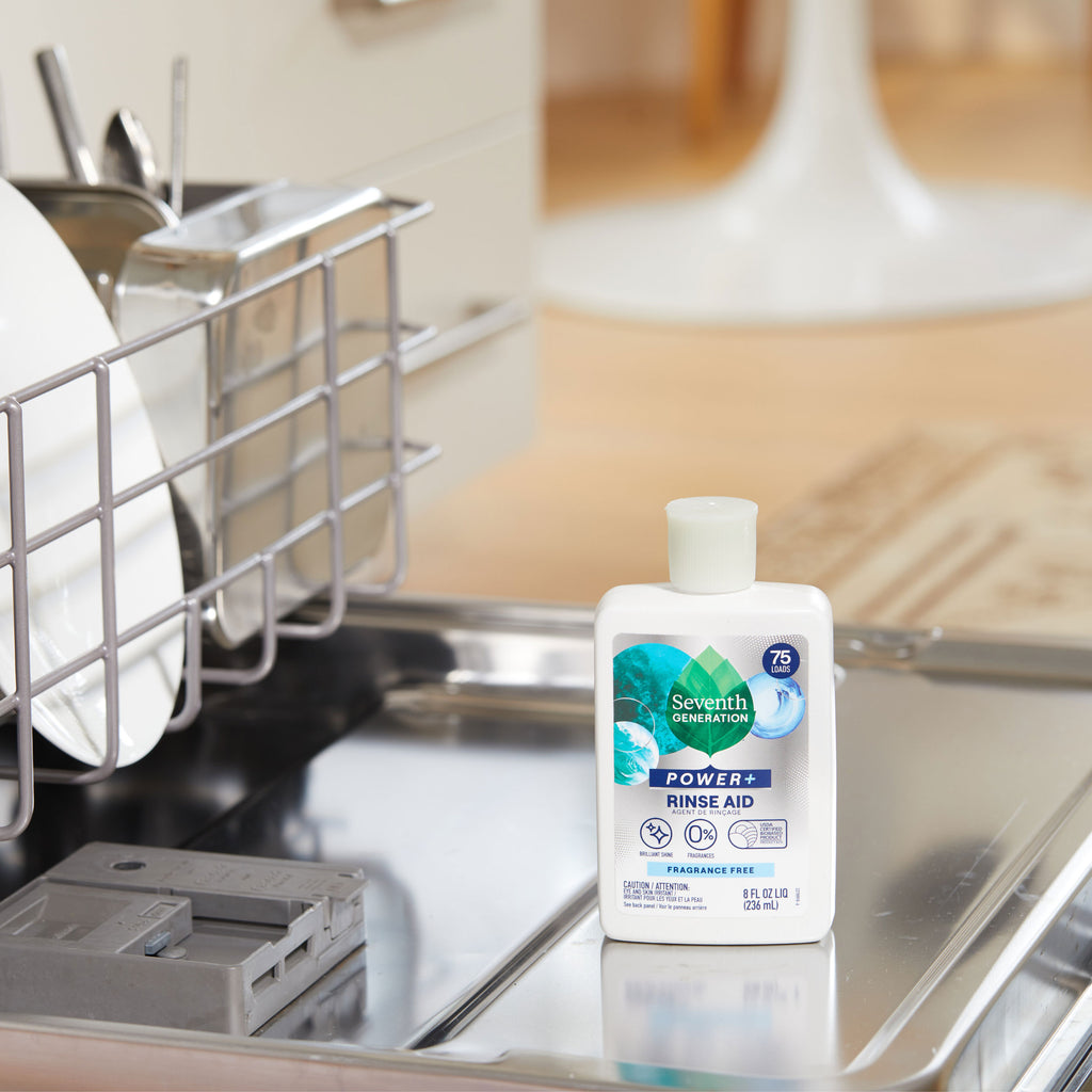 Power+™ Rinse Aid - Fragrance Free for Cleaner Dishes
