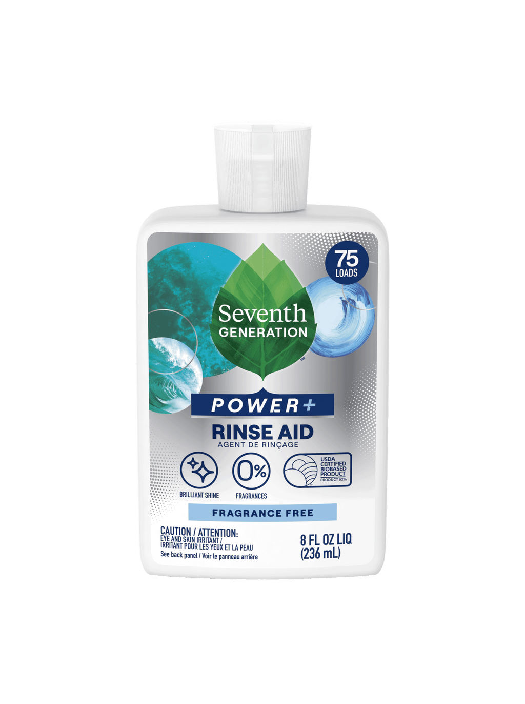 Power+™ Rinse Aid - Fragrance Free for Cleaner Dishes