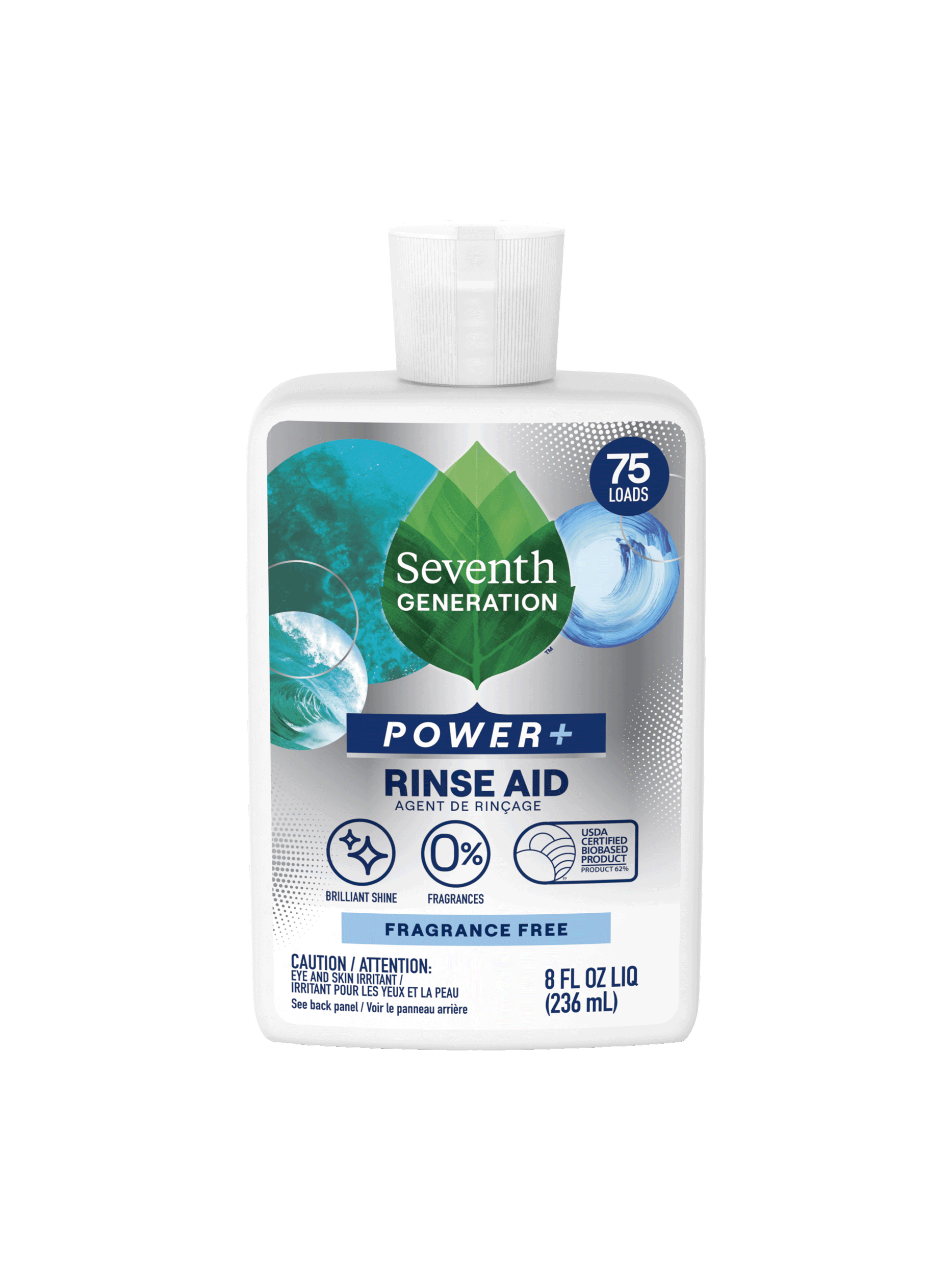 Power+™ Rinse Aid - Fragrance Free for Cleaner Dishes