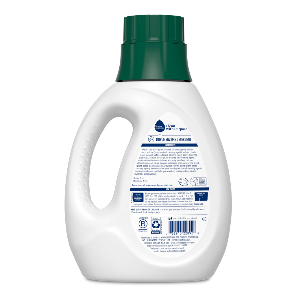 Concentrated Laundry Detergent - Free & Clear for Fresh Laundry Care