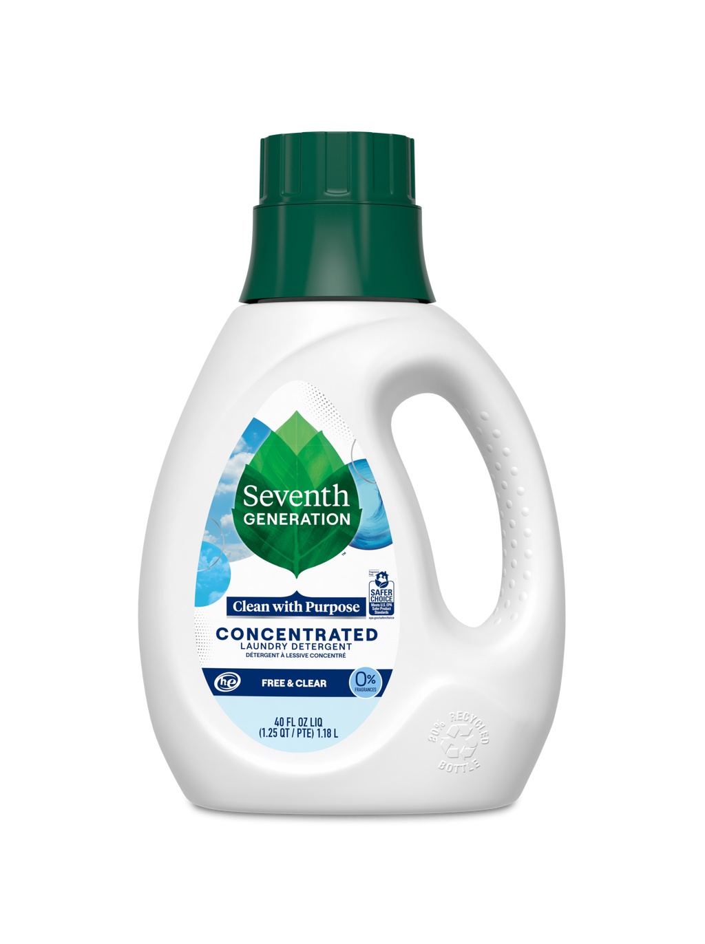 Concentrated Laundry Detergent - Free & Clear for Fresh Laundry Care