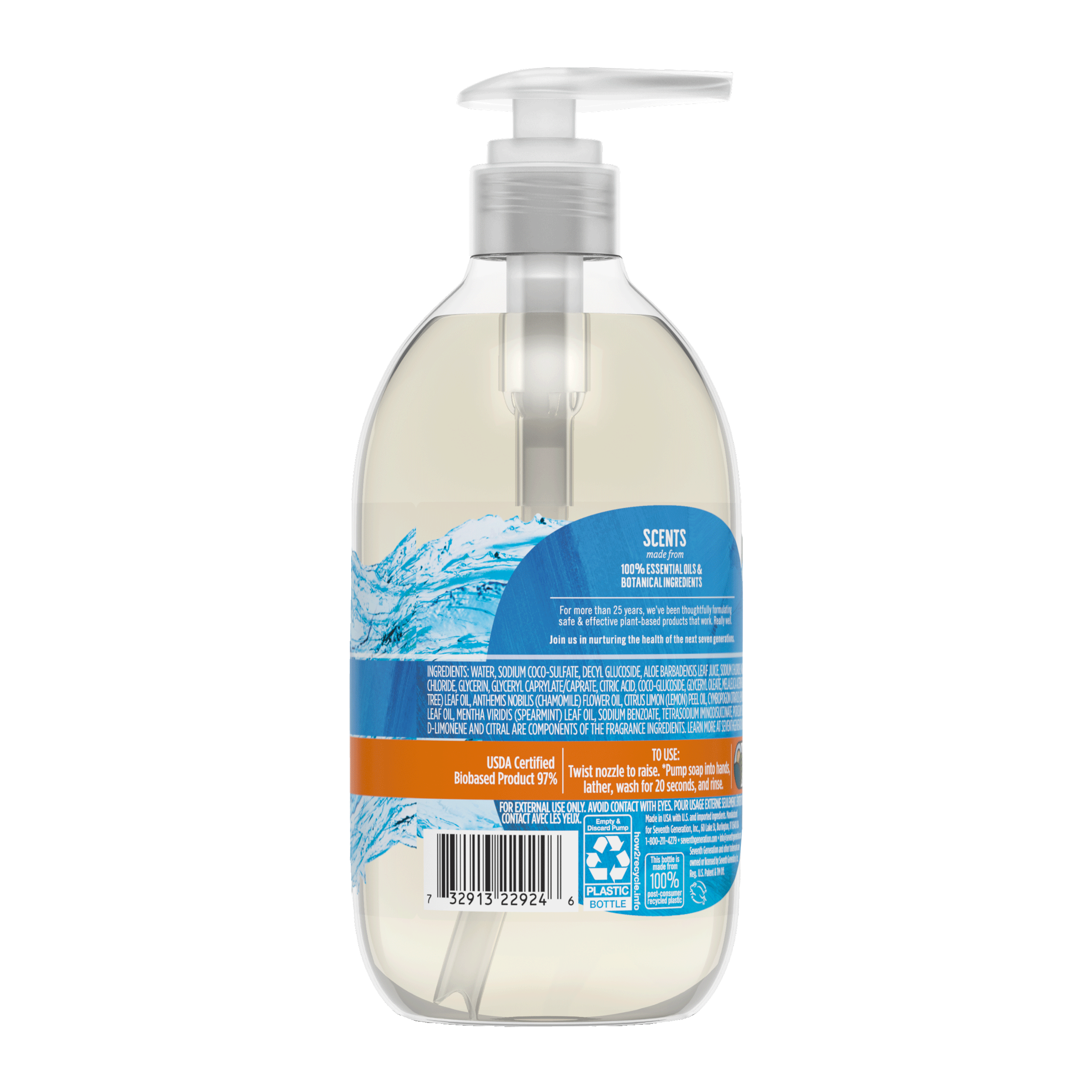 Purely Clean™ Hand Wash - Fresh Lemon & Tea Tree for Gentle Hand Care