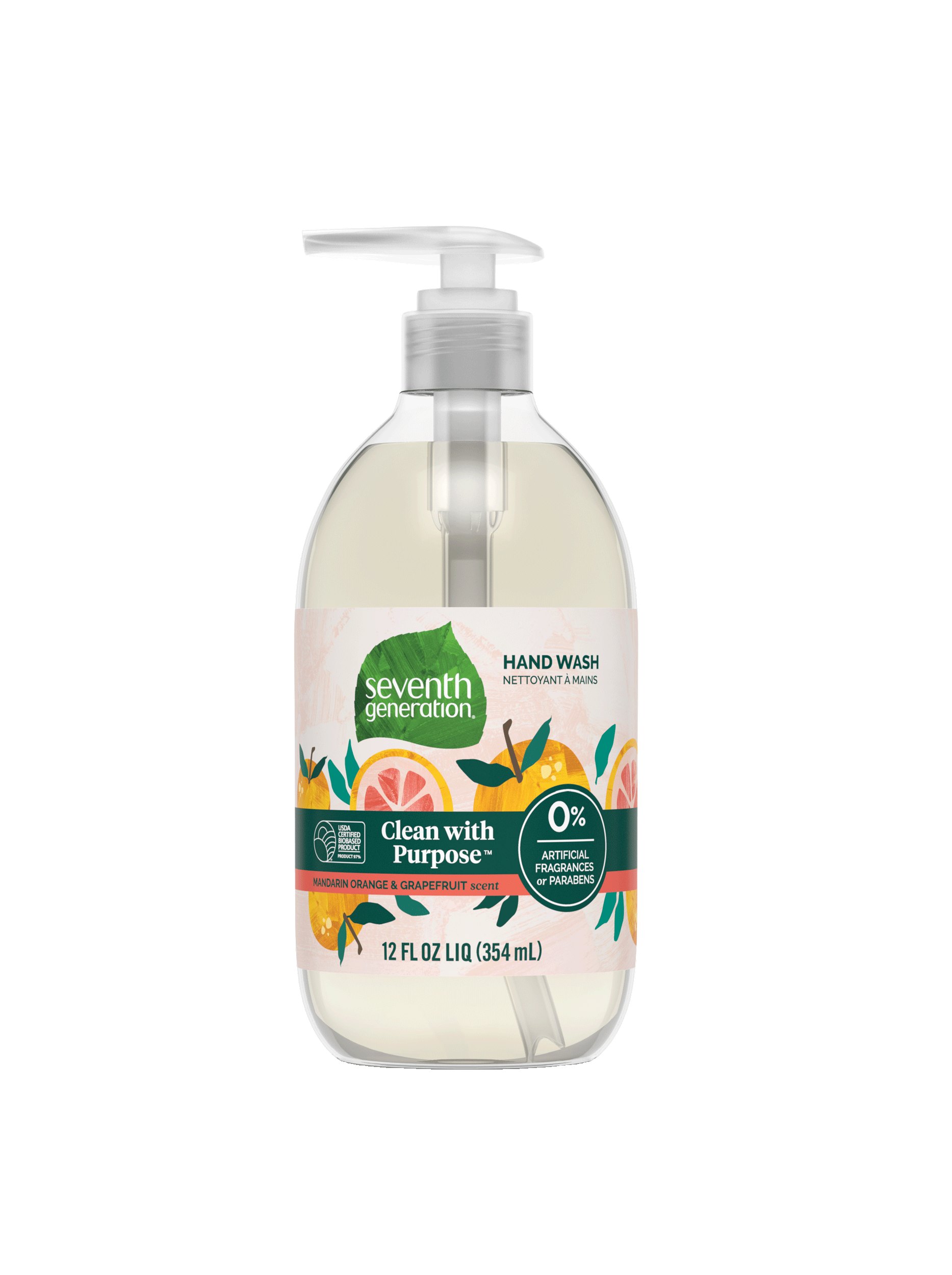 Hand Wash - Mandarin Orange & Grapefruit for Gentle Hand Care