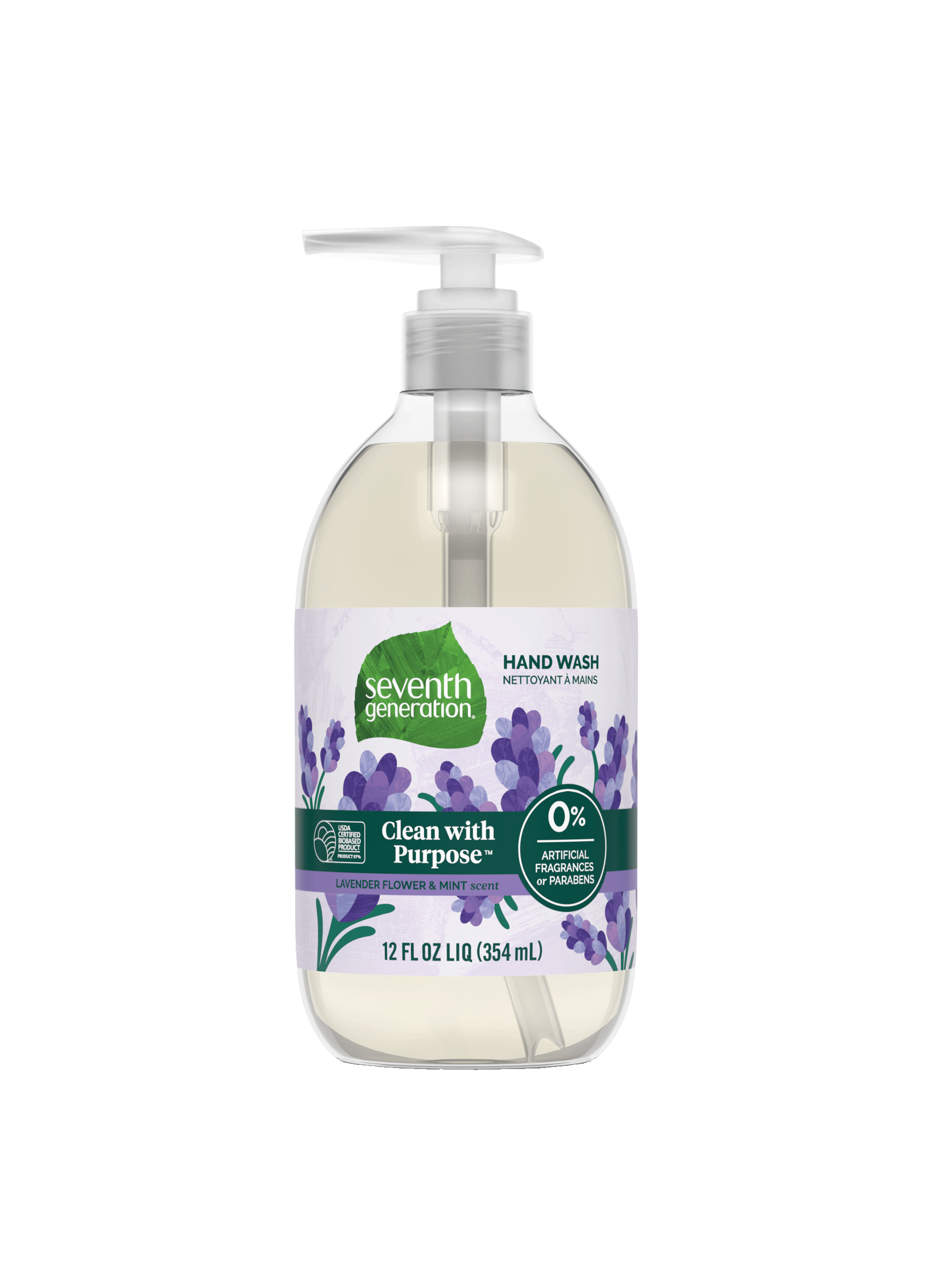 Hand Wash - Lavender Flower & Mint for Gentle Hand Care
