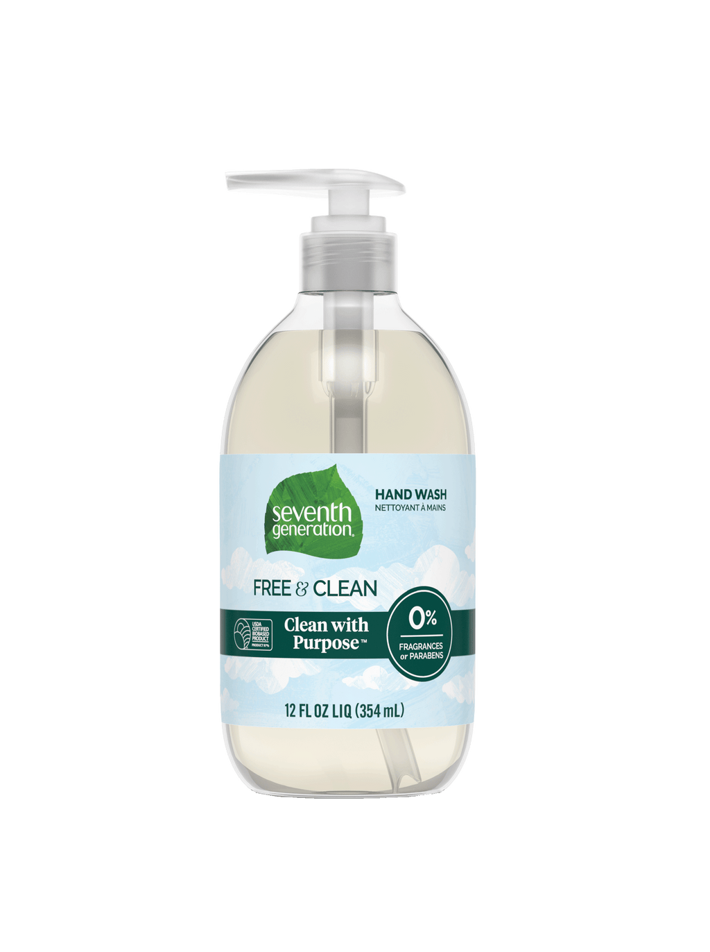 Hand Wash - Free & Clean for Gentle Hand Care