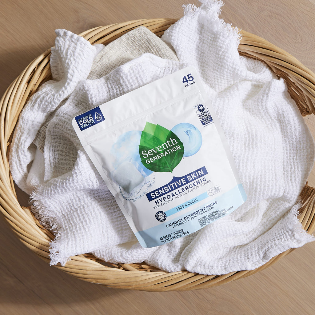 Laundry Detergent Packs - Free & Clear for Fresh Laundry Care