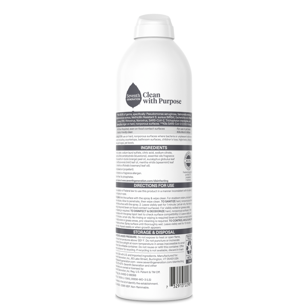 Disinfectant Spray - Eucalyptus Spearmint & Thyme for Everyday Surface Cleaning