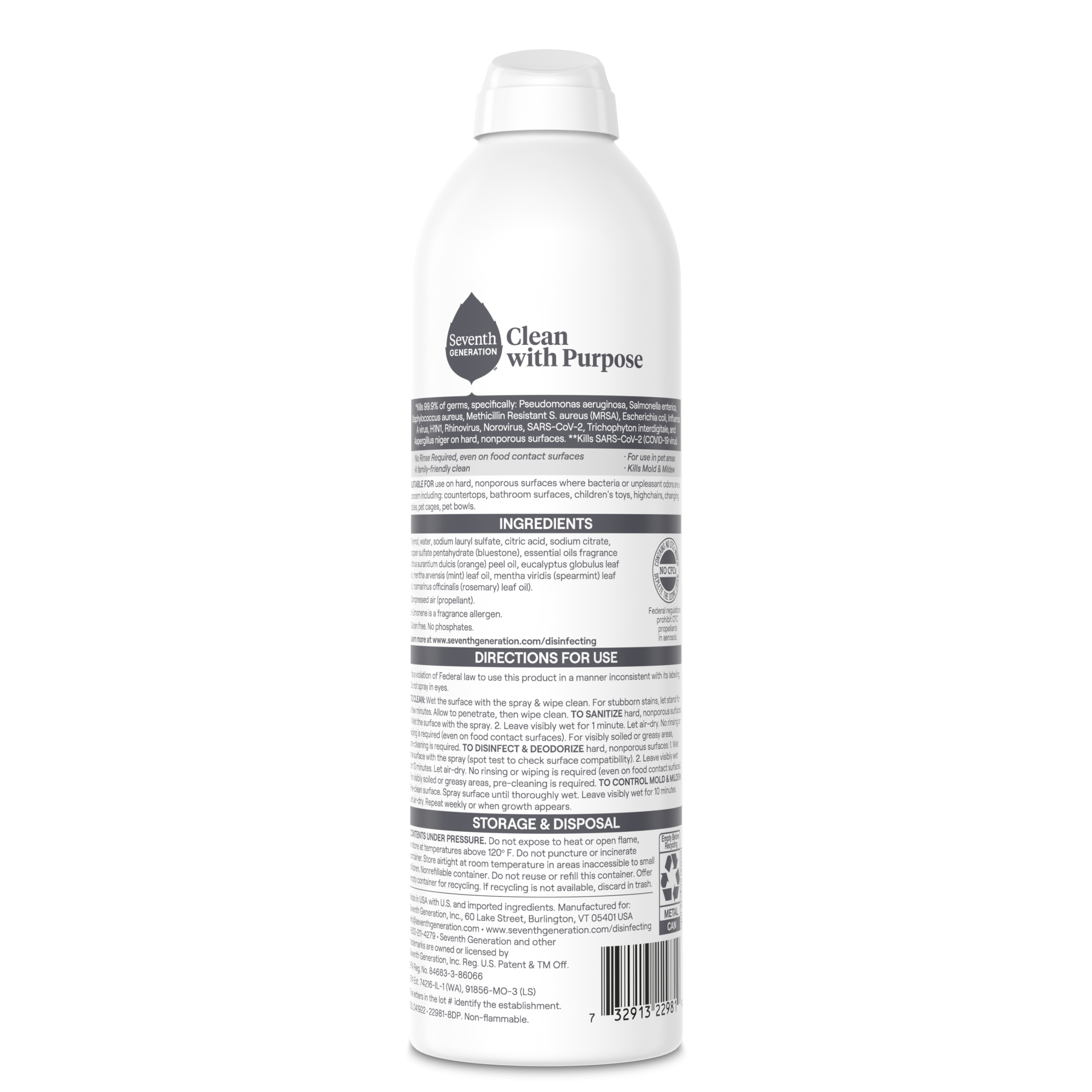Disinfectant Spray - Eucalyptus Spearmint & Thyme for Everyday Surface Cleaning