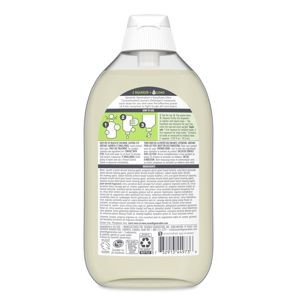 EasyDose™ Power+™ Ultra Concentrated Laundry Detergent - Clean Scent for Fresh Laundry Care