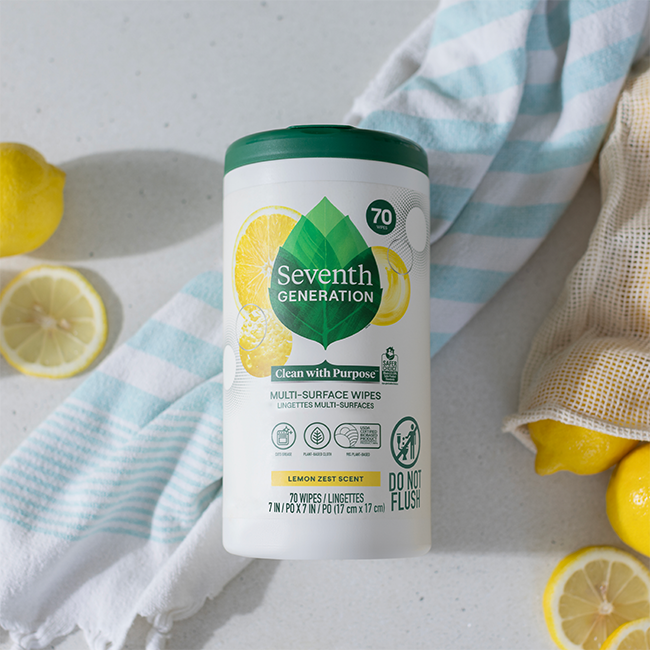 Multi-Surface Wipes - Lemon Zest for Everyday Surface Cleaning