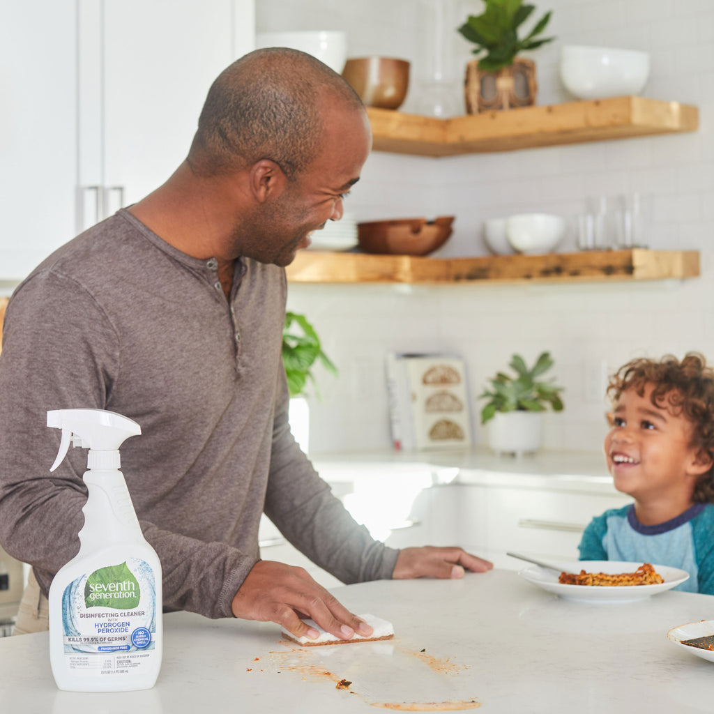 Disinfecting Hydrogen Peroxide Cleaner - Fragrance Free for Everyday Surface Cleaning