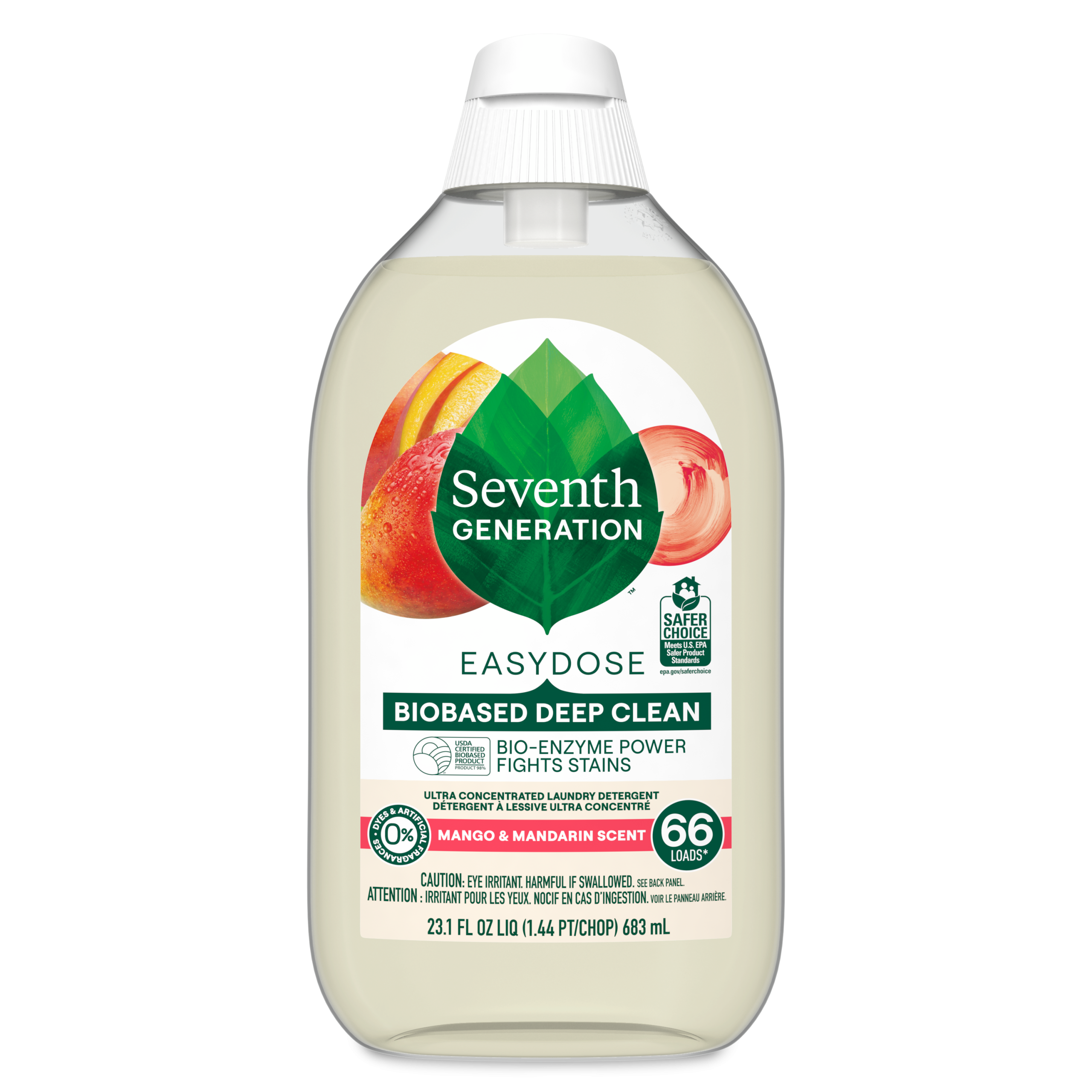 EasyDose™ Ultra Concentrated Laundry Detergent - Mango & Mandarin for Fresh Laundry Care