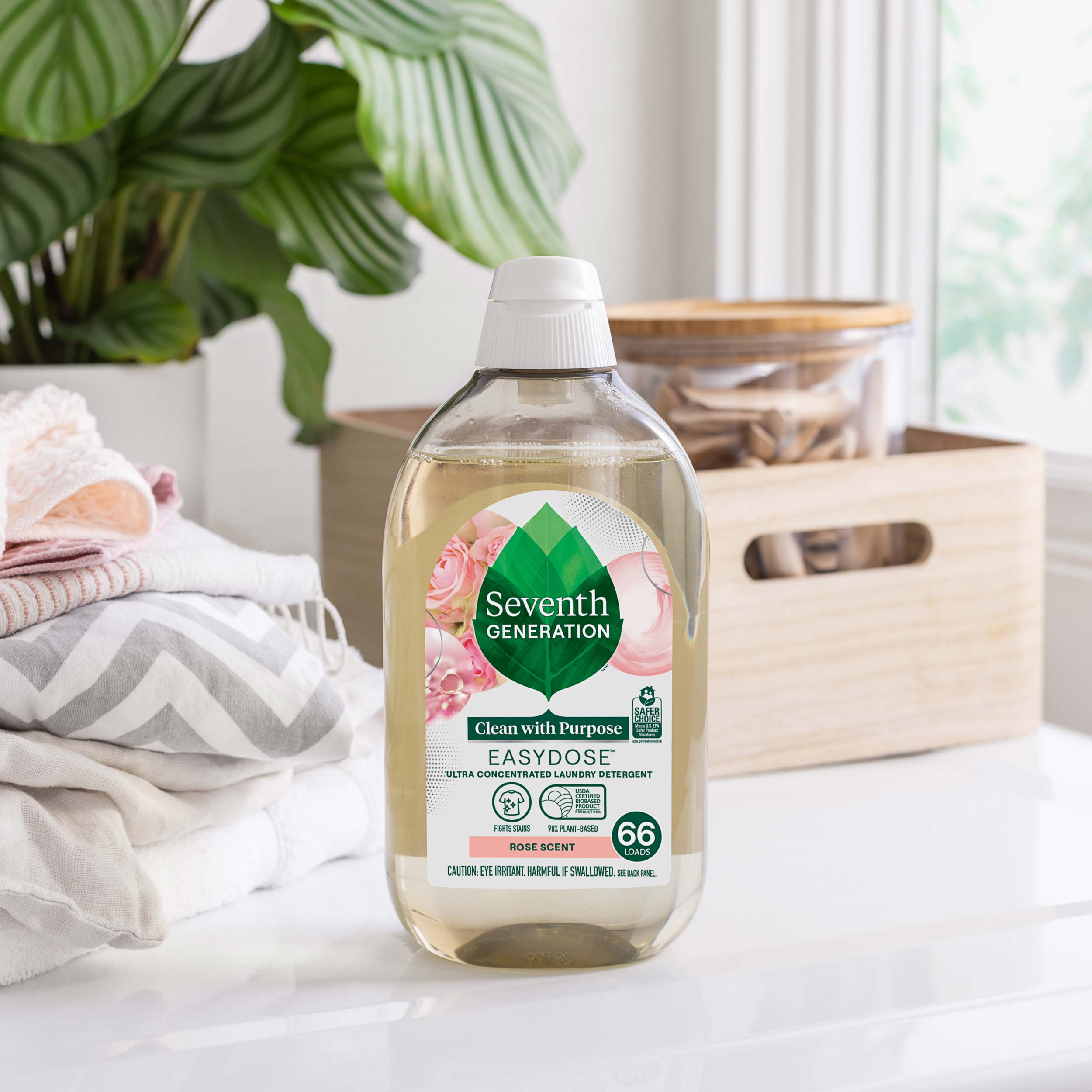 EasyDose™ Ultra Concentrated Laundry Detergent - Rose for Fresh Laundry Care