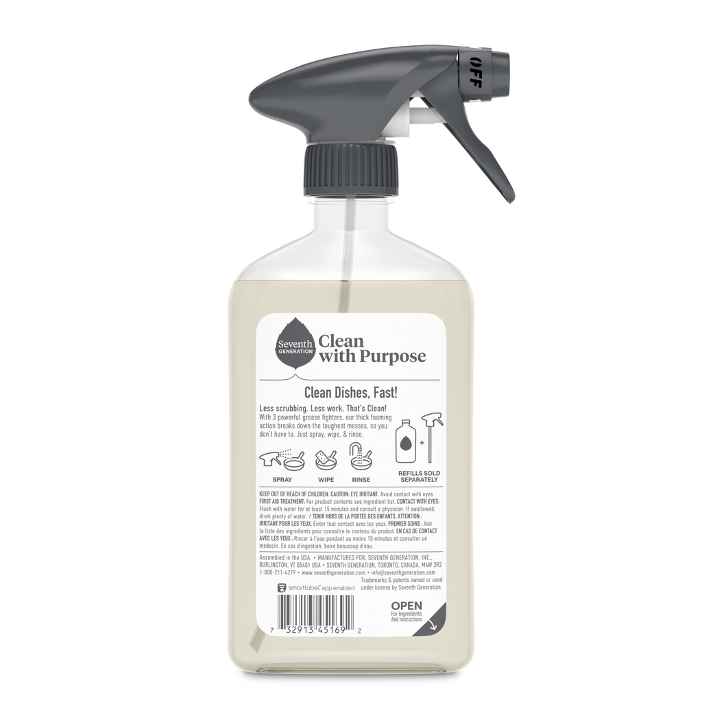 Foaming Dish Spray - Mandarin Orange for Cleaner Dishes