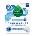 Dishwasher Detergent Packs - Free & Clear for Cleaner Dishes
