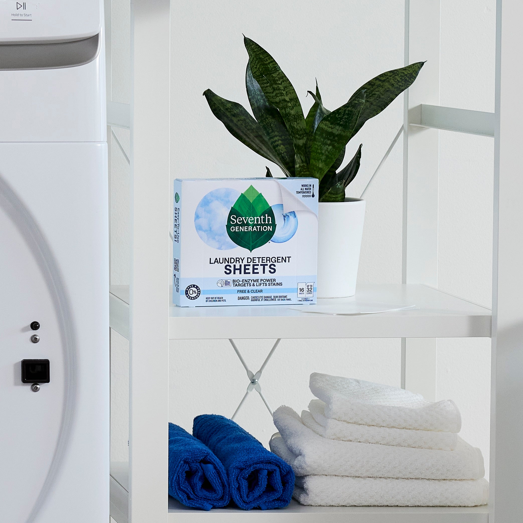 Laundry Detergent Sheets - Free & Clear for Fresh Laundry Care
