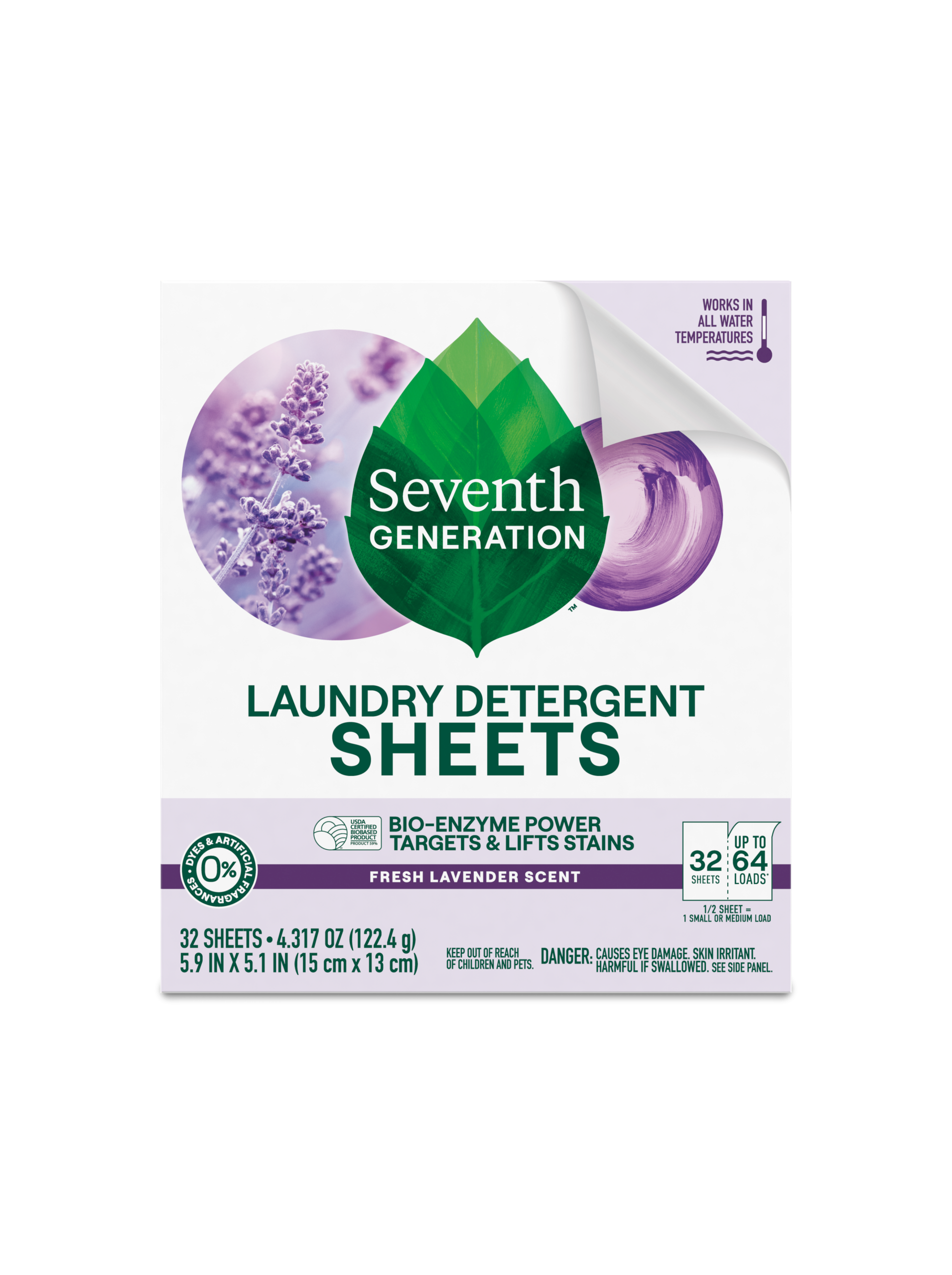 Laundry Detergent Sheets - Fresh Lavender for Fresh Laundry Care
