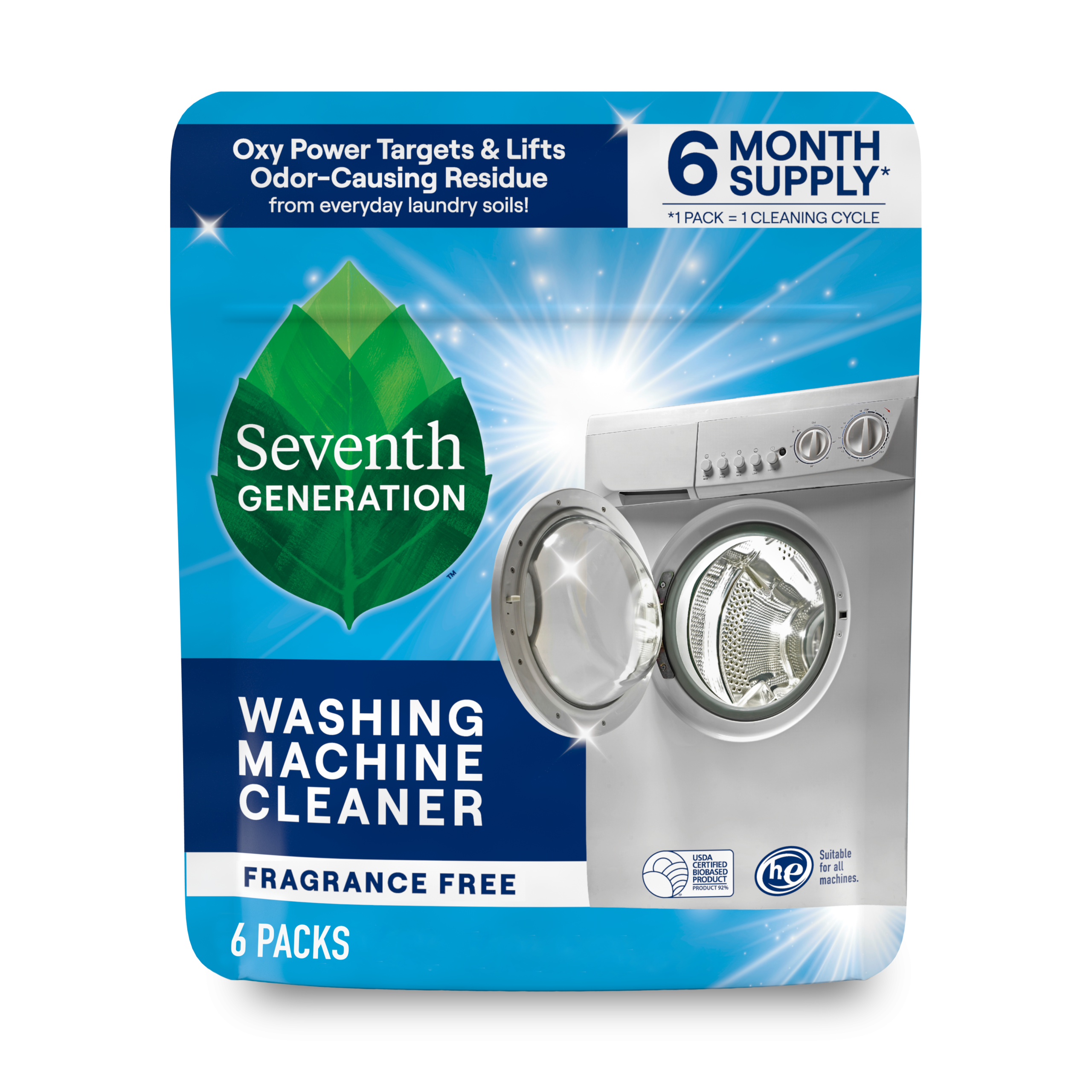 Washing Machine Cleaner - Fragrance Free for Everyday Home Care
