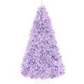 Artificial Lavender Christmas Tree Unlit Pine Design w/Easy Assembly