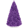 Artificial Purple Christmas Tree Unlit Pine Design w/Easy Assembly