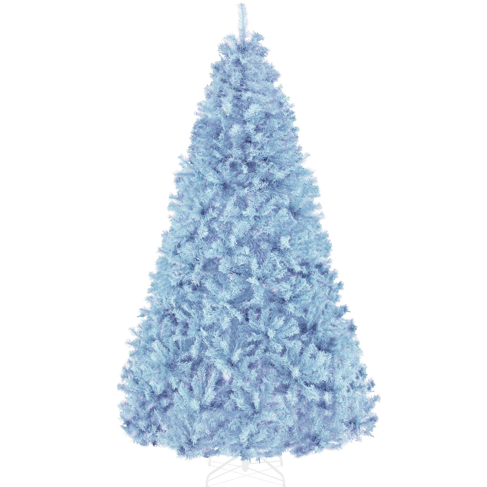 Artificial Baby Blue Christmas Tree Unlit Pine Design w/Easy Assembly
