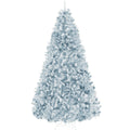 Artificial Ice Blue Christmas Tree Unlit Pine Design w/Easy Assembly