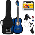 Beginner Acoustic Guitar Set w/ Case Strap Extra Strings - 38in