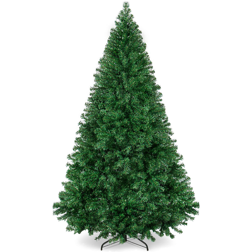 Artificial Green Christmas Tree Unlit Pine Design w/Easy Assembly