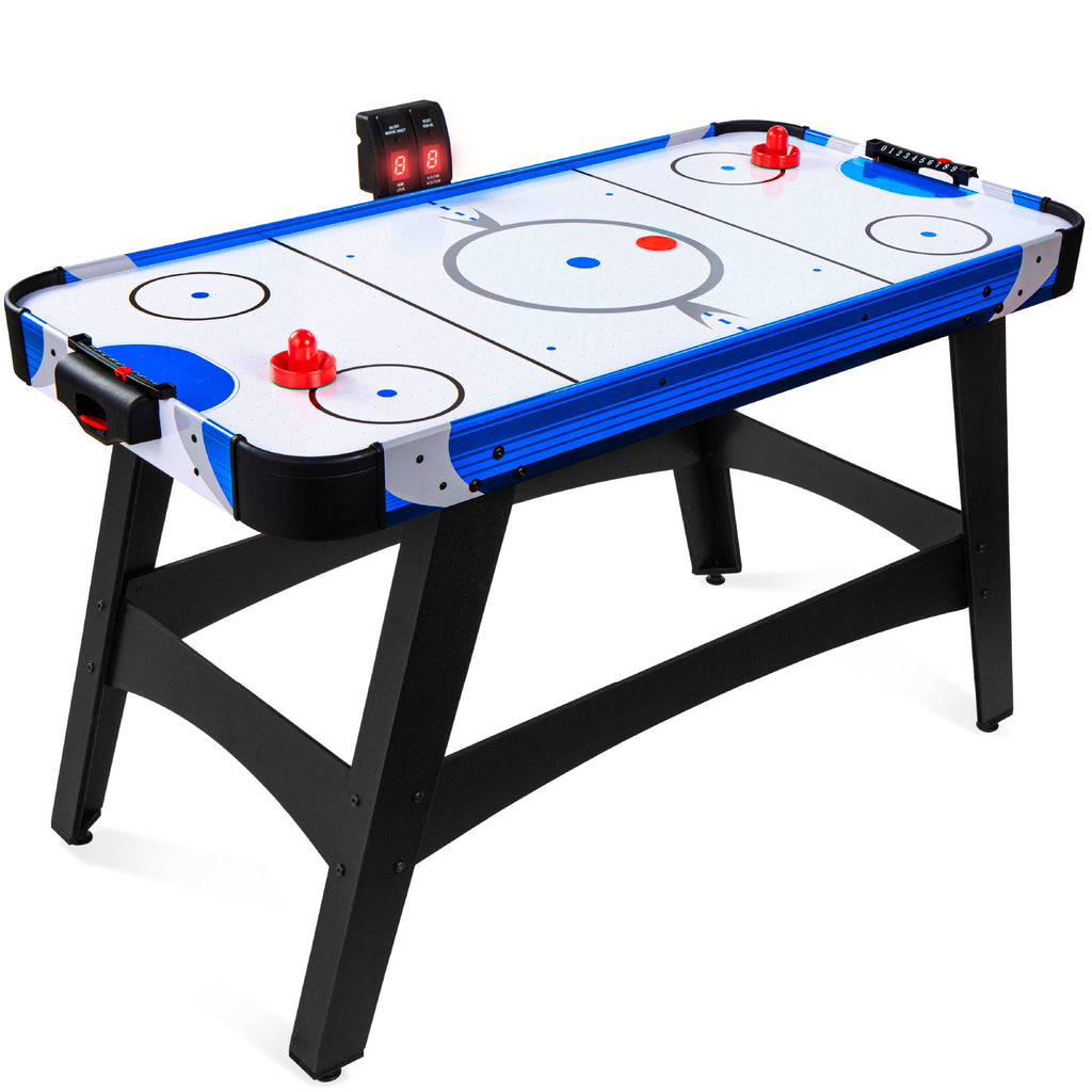 Air Hockey Table w/ 2 Pucks 2 Paddles LED Score Board - 58in