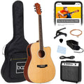 Beginner Acoustic Electric Cutaway Guitar Set w/ Gig Bag Strap - 41in