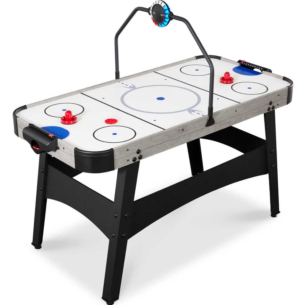 Air Hockey Game Table w/ LED Lights Scoreboard Powerful Motor - 54in
