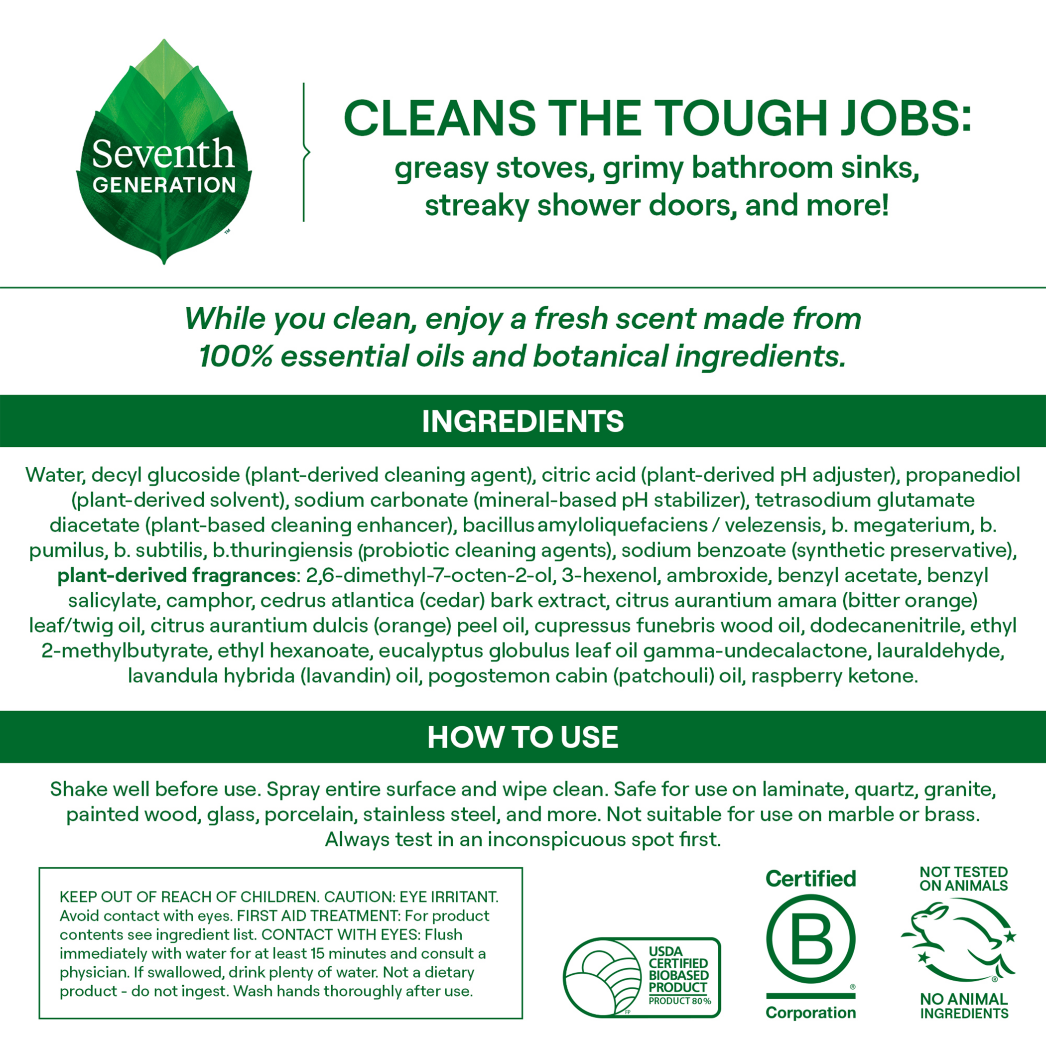 Ultra Deep Probiotic Multi Surface Cleaner - Fresh Breeze for Everyday Surface Cleaning
